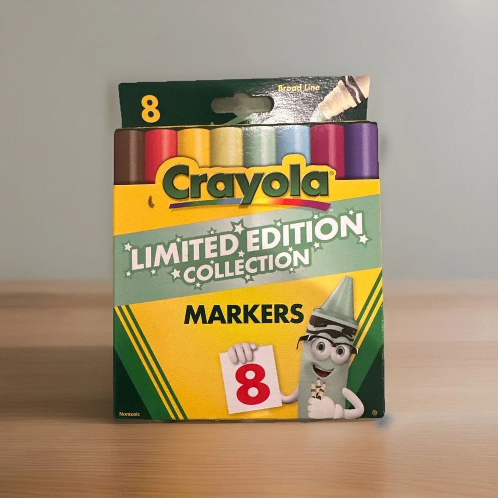 Limited Edition Crayola Collection Markers,‎ Colored Pencils & Shaped Crayons
